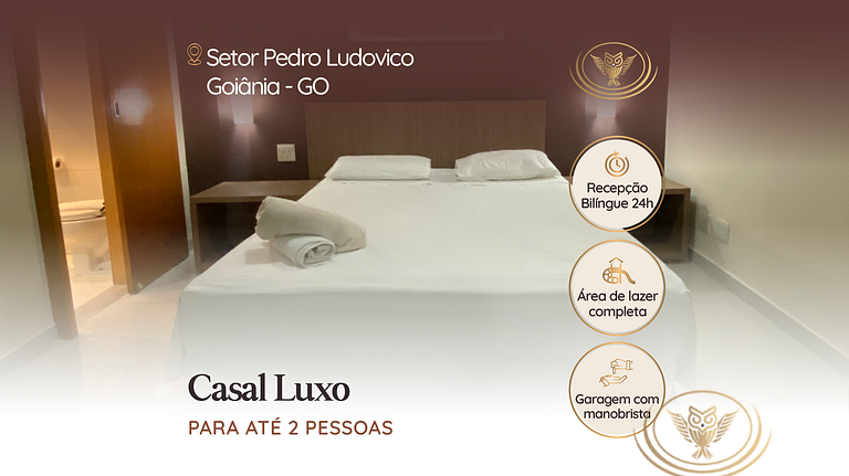 Apartamento por Temporada em Goiânia | Casal Luxo