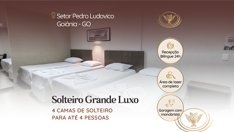 Apartamento por Temporada em Goiânia | Completo e Moderno