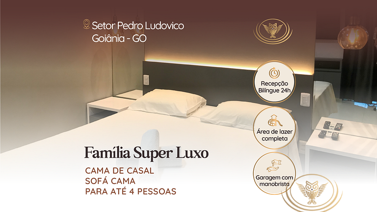 Apartamento por Temporada em Goiânia | Familia Super Luxo