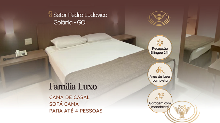 Apartamento por Temporada em Goiânia | Familia Luxo
