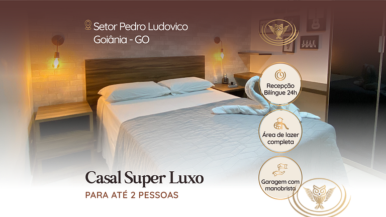 Apartamento por Temporada em Goiânia | Casal Super Luxo