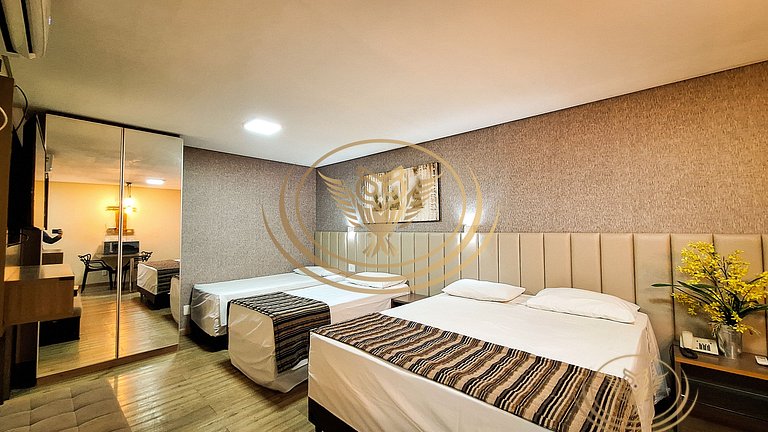 Studio em Goiânia por Temporada | Econômico e Confortável