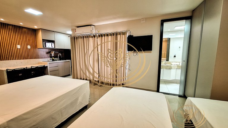 Studio em Goiânia por Temporada | Econômico e Confortável