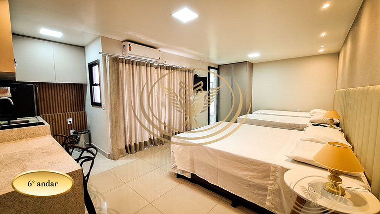 Studio em Goiânia por Temporada | Econômico e Confortável