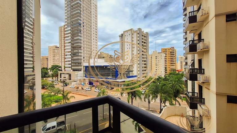 Excelente Apê 1/4 Mobiliado - Setor Oeste - Goiânia/GO