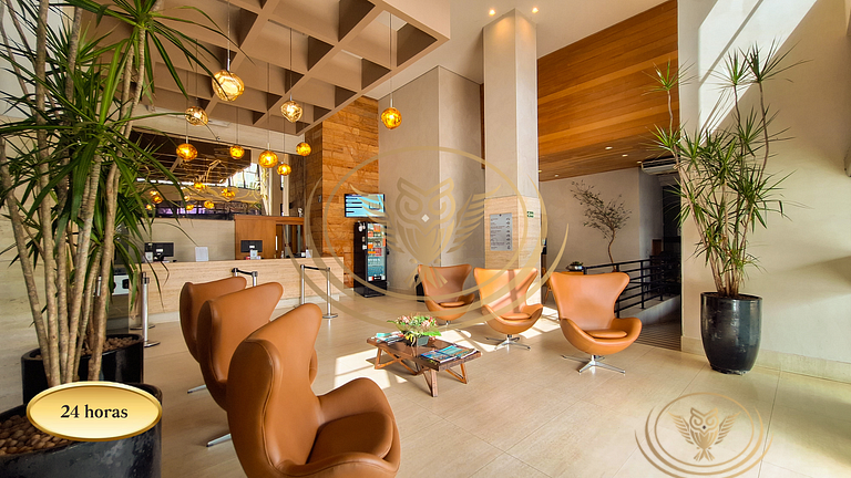 Excelente Apê 1/4 Mobiliado - Triplo Luxo