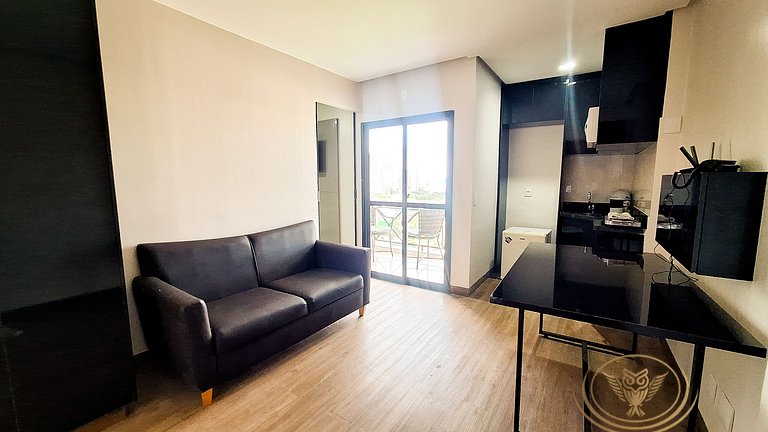 Excelente Apê 1/4 Mobiliado - Triplo Luxo