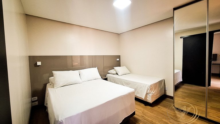 Excelente Apê 1/4 Mobiliado - Triplo Luxo