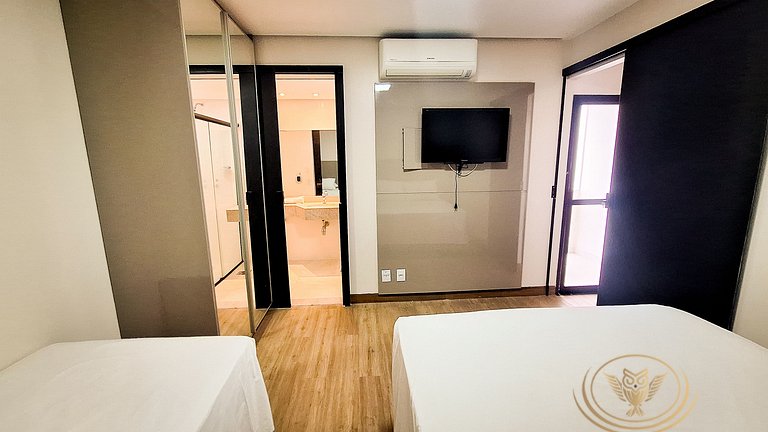 Excelente Apê 1/4 Mobiliado - Triplo Luxo