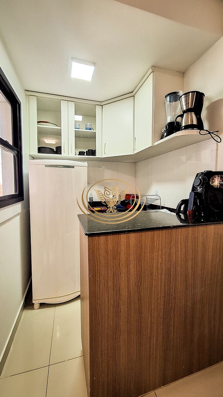 Excelente Apê 1/4 Mobiliado - Triplo Luxo