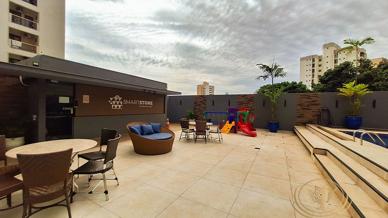 Excelente Apê 1/4 Mobiliado - Triplo Luxo