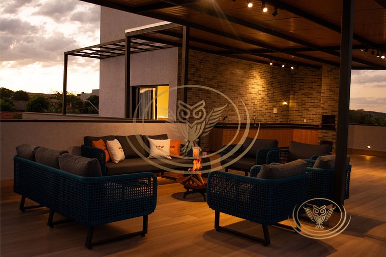 Casa Like Time | 6 Suítes • Piscina Privativa • Vista Lago C