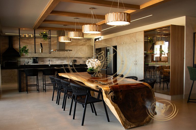 Casa Lake Time | 6 Suítes • Piscina Privativa • Vista Lago C