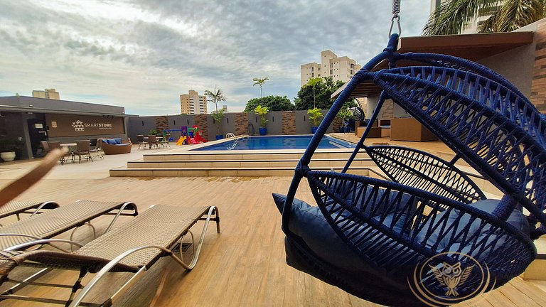 Excelente Apê 1/4 Mobiliado - Casal Luxo