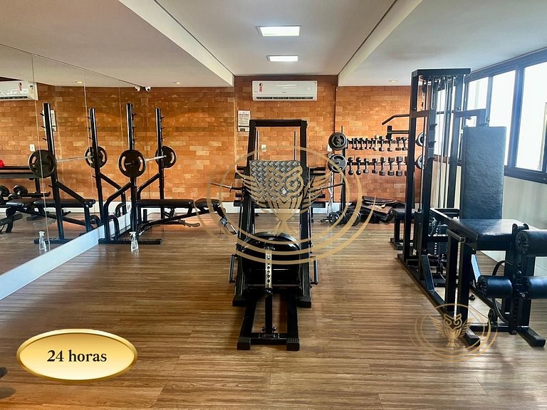 Excelente Apê 1/4 Mobiliado - Triplo Luxo