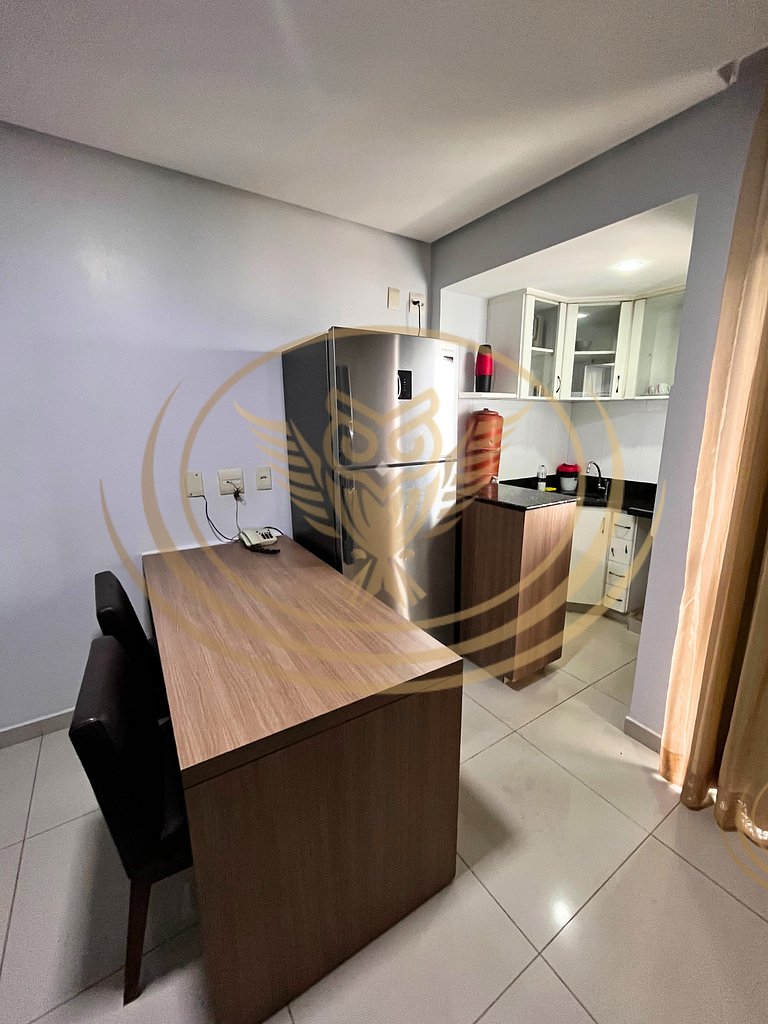 Excelente Apê 1/4 Mobiliado - Casal Luxo