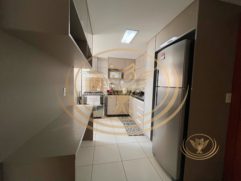 Apartamento 3/4 Mobiliado no 13º Andar - Goiânia