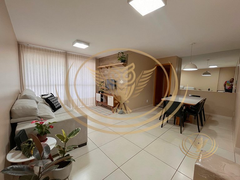 Apartamento 3/4 Mobiliado no 13º Andar - Goiânia