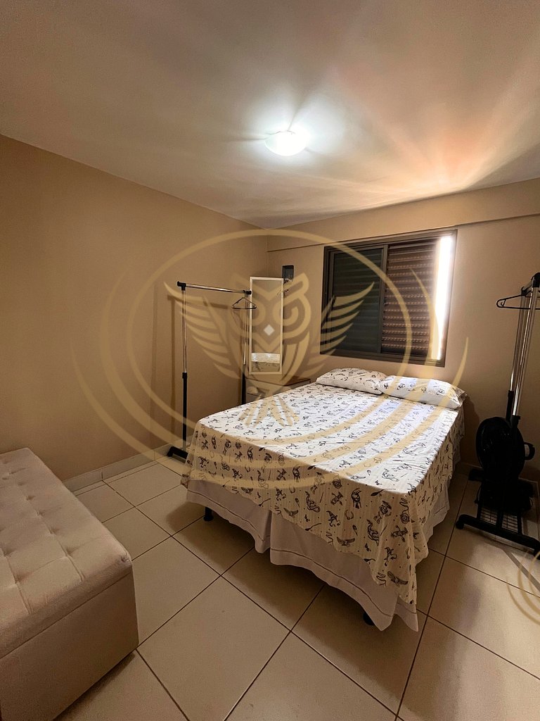 Apartamento 3/4 Mobiliado no 13º Andar - Goiânia