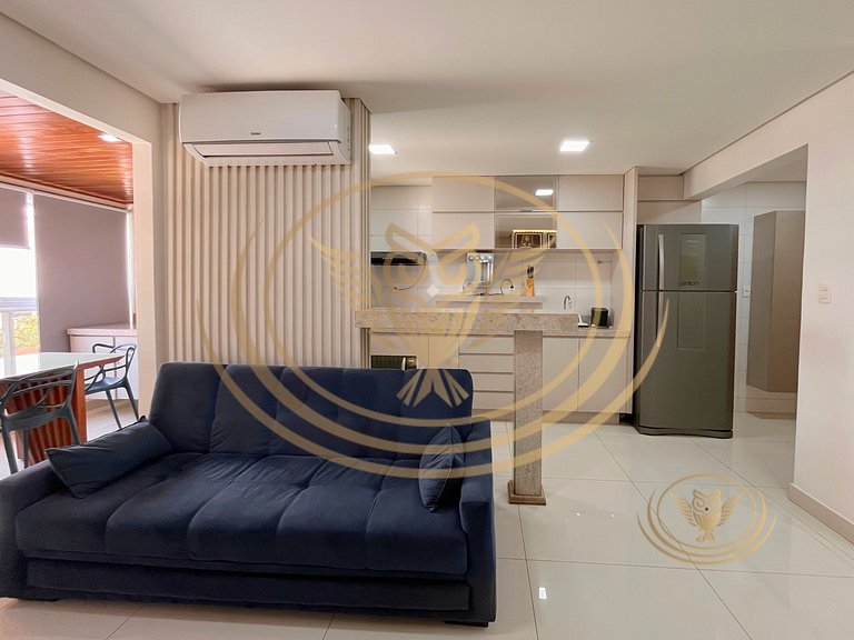 Excelente Apê 1/4 Mobiliado - Setor Bueno - Goiânia/GO