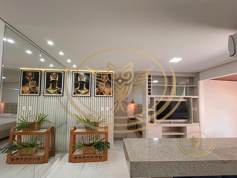 Excelente Apê 1/4 Mobiliado - Setor Bueno - Goiânia/GO