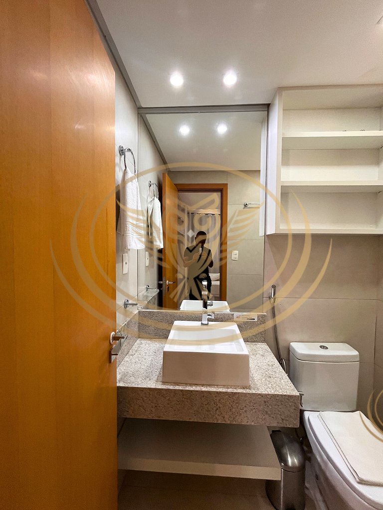 Flat/Studio Mobiliado no Lux Home Design – Setor Bueno (Goiâ