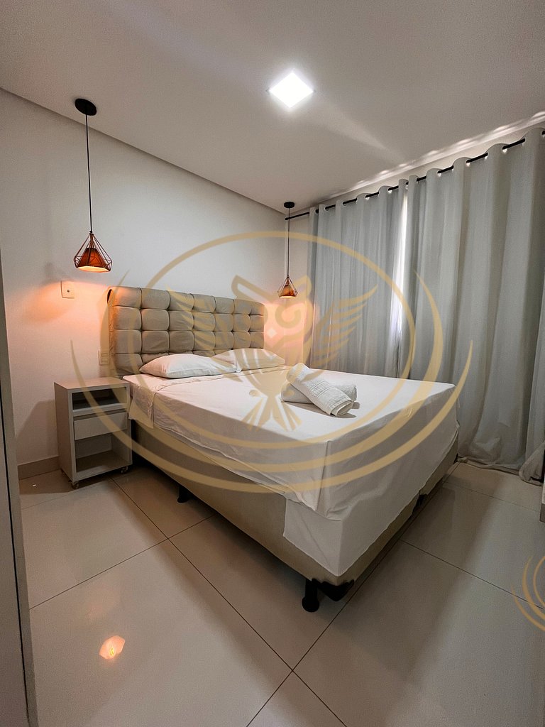 Flat/Studio Mobiliado no Lux Home Design – Setor Bueno (Goiâ