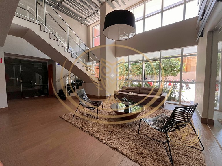 Flat Mobiliado - Lux Home Design Setor Bueno – Goiânia