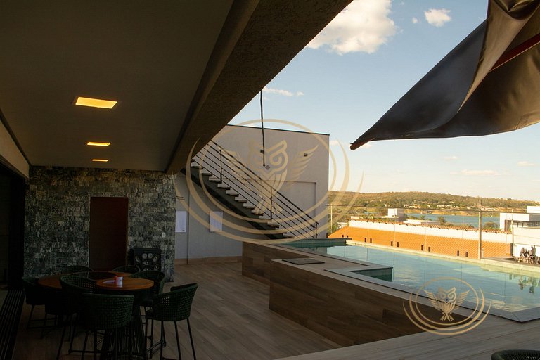 Casa Like Time | 6 Suítes • Piscina Privativa • Vista Lago C