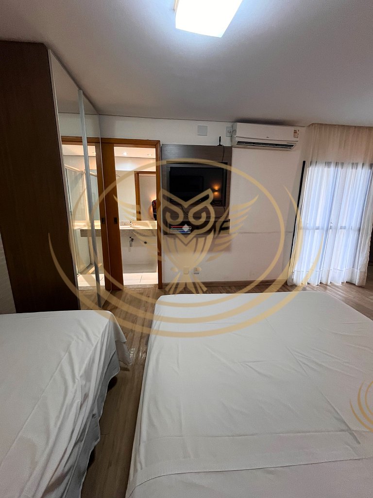 Excelente Apê 1/4 Mobiliado - Triplo Luxo