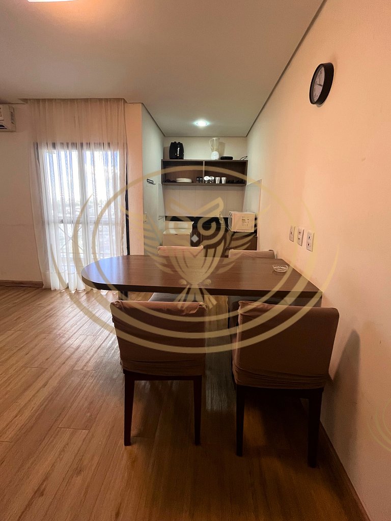 Excelente Apê 1/4 Mobiliado - Triplo Luxo