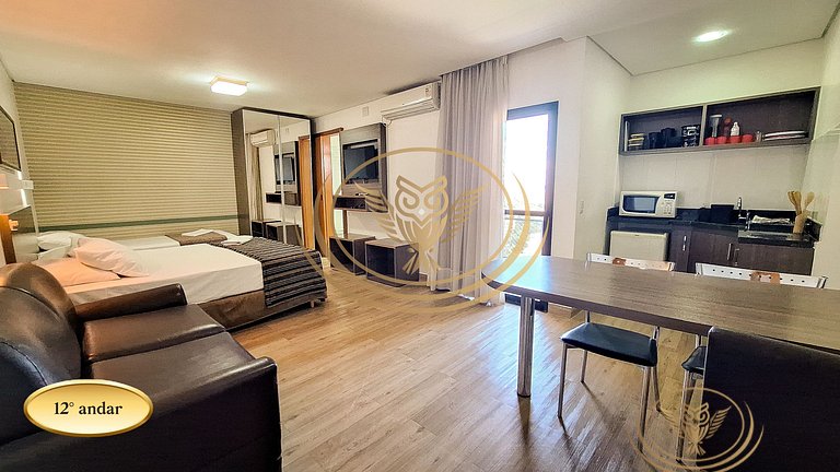 Excelente Apê 1/4 Mobiliado - Triplo Luxo