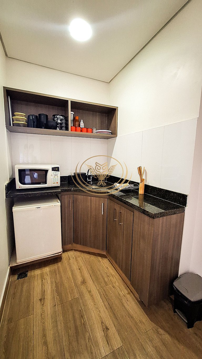 Excelente Apê 1/4 Mobiliado - Triplo Luxo