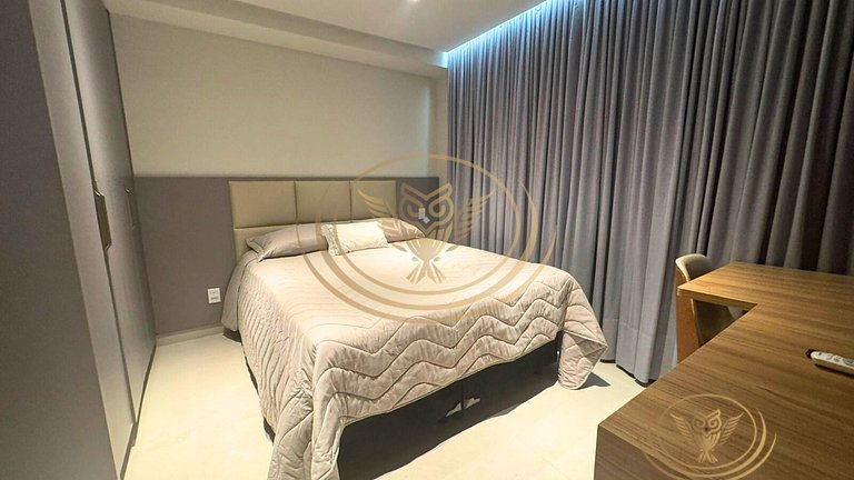 Flat Elegante no 17º Andar com Vista Linda